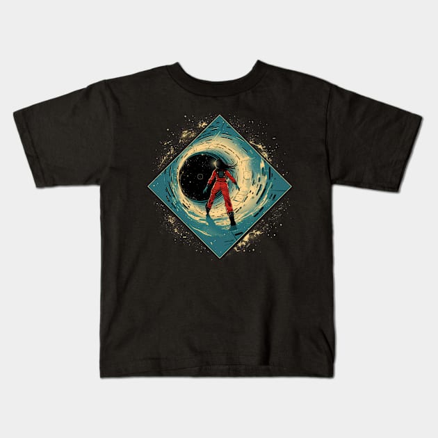 Voyager Walking Into the Unknown - Sci-fi Kids T-Shirt by Fenay-Designs